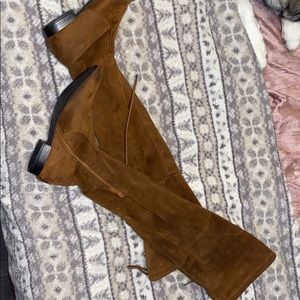 Brown Thigh High Boots